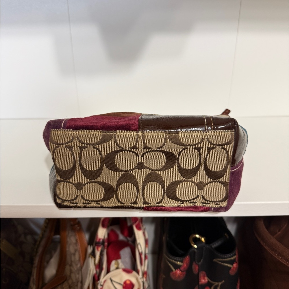 Coach Patchwork Baguette Pouch - image 5